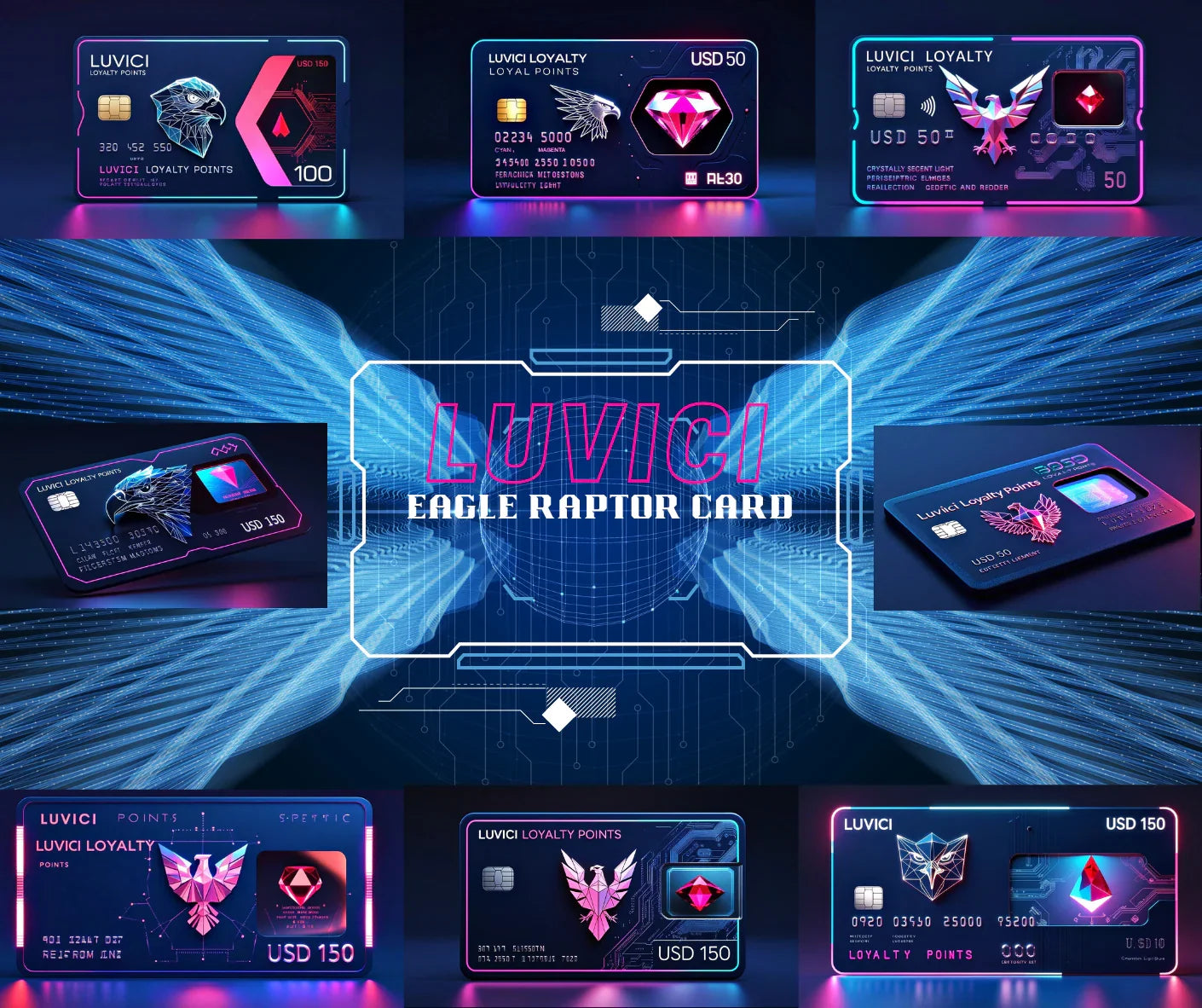 Majestic Beasts Loyalty Reward Card | The Eagle [RAPTOR] Virtual Card ...