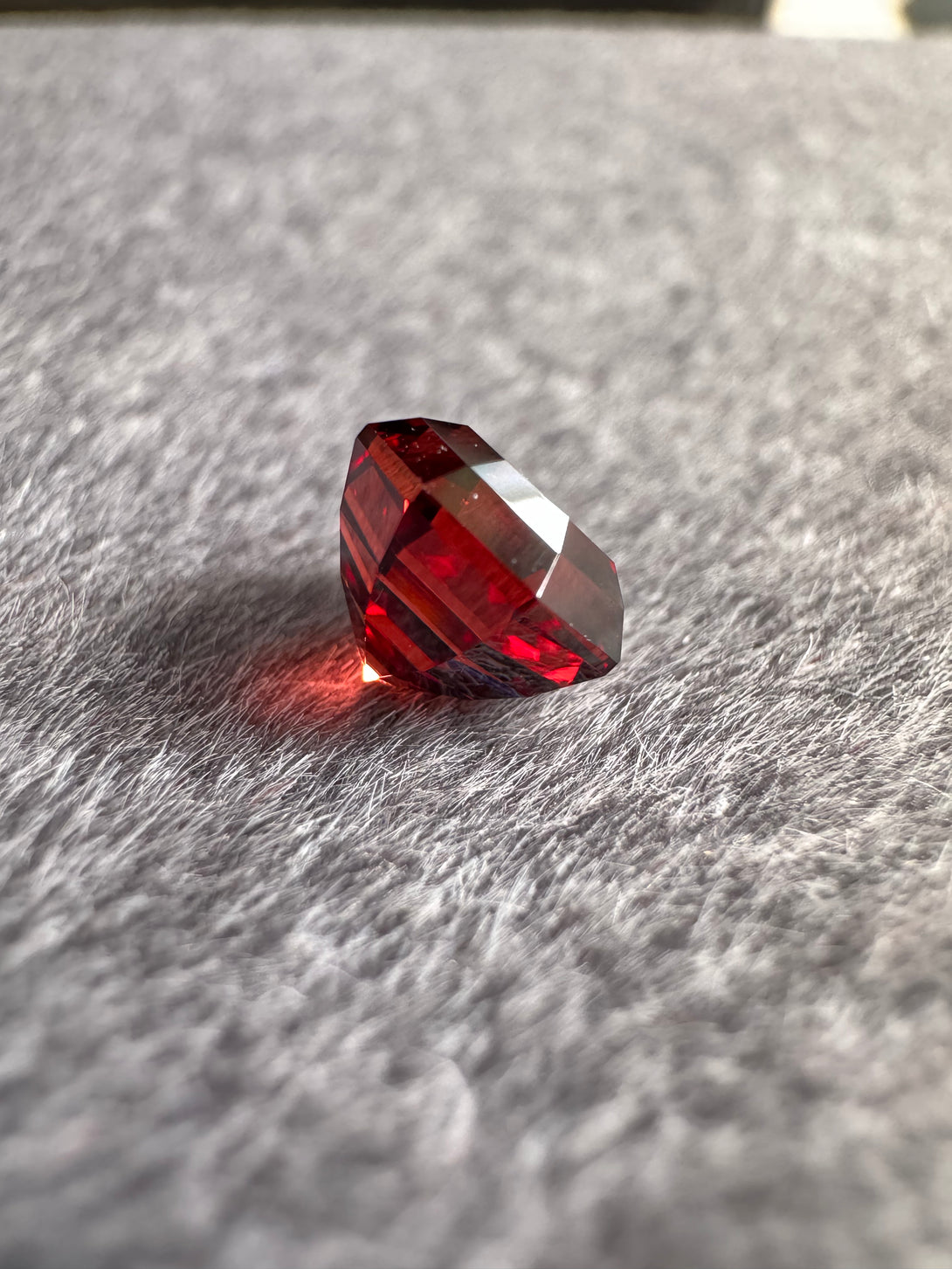 The Flame of Umba – A Fiery Malaia Garnet Octagon 2.45ct - LUVICI GEMS INTERNATIONAL