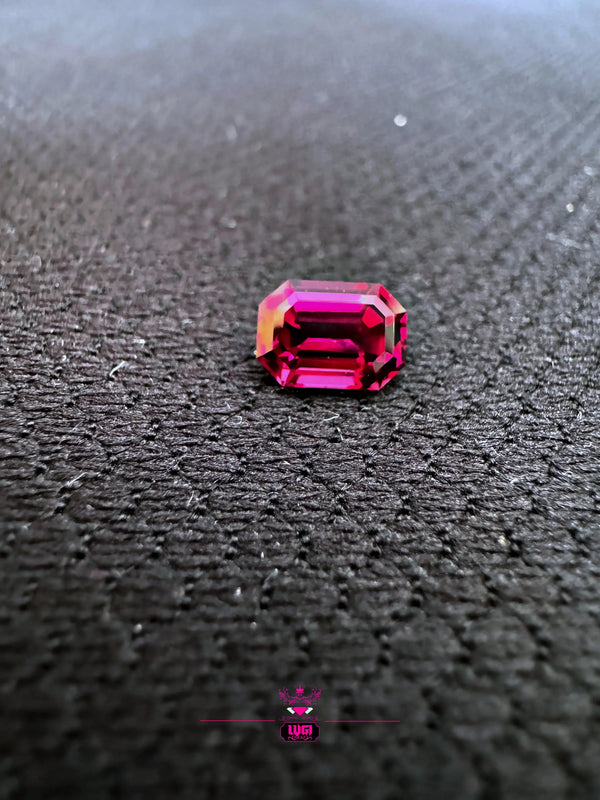1.96 ct Magenta Rhodolite from Kangala | Neon Violetish Red - LUVICI GEMS INTERNATIONAL