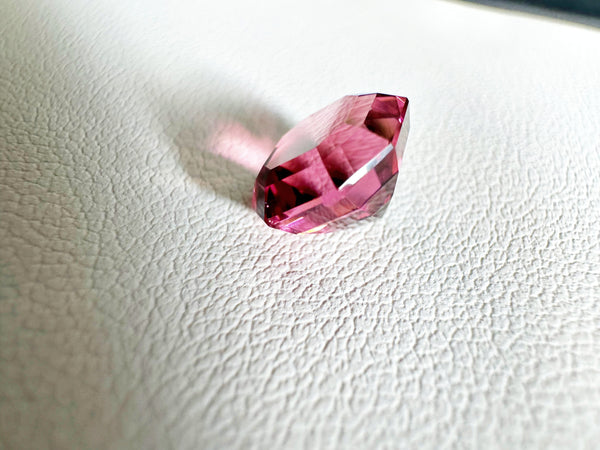 Zoned Pink Tourmaline | 3.04ct Octagon Asscher /Octagon Cut - LUVICI GEMS INTERNATIONAL