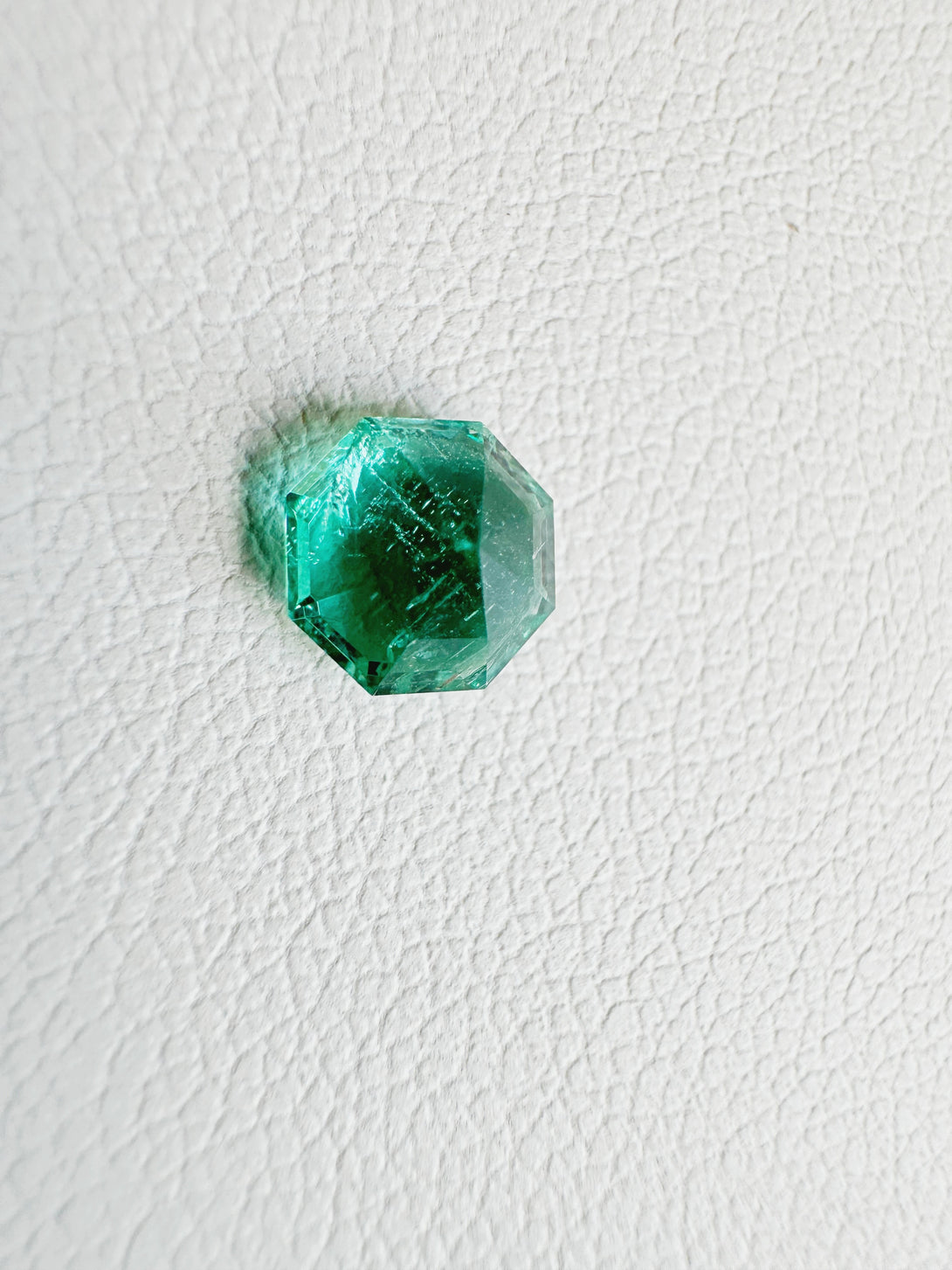 Turquoise whispers from Seba boru | 0.65ct Octagon Emerald - LUVICI GEMS INTERNATIONAL