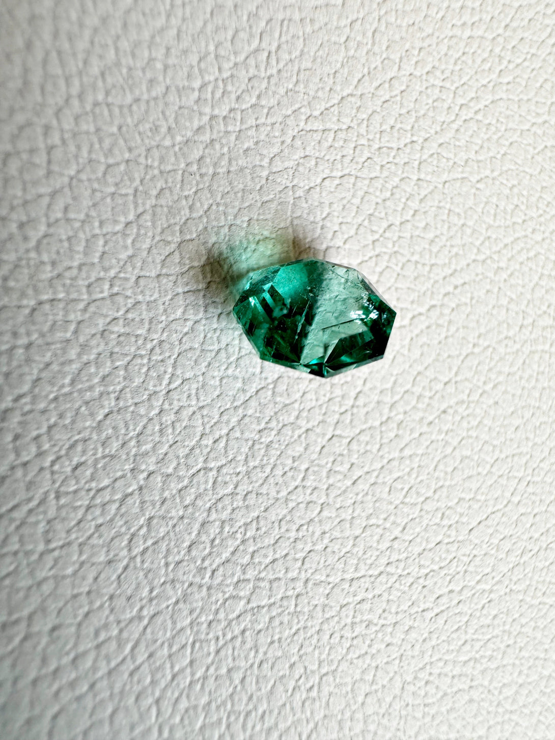 Turquoise whispers from Seba boru | 0.65ct Octagon Emerald - LUVICI GEMS INTERNATIONAL