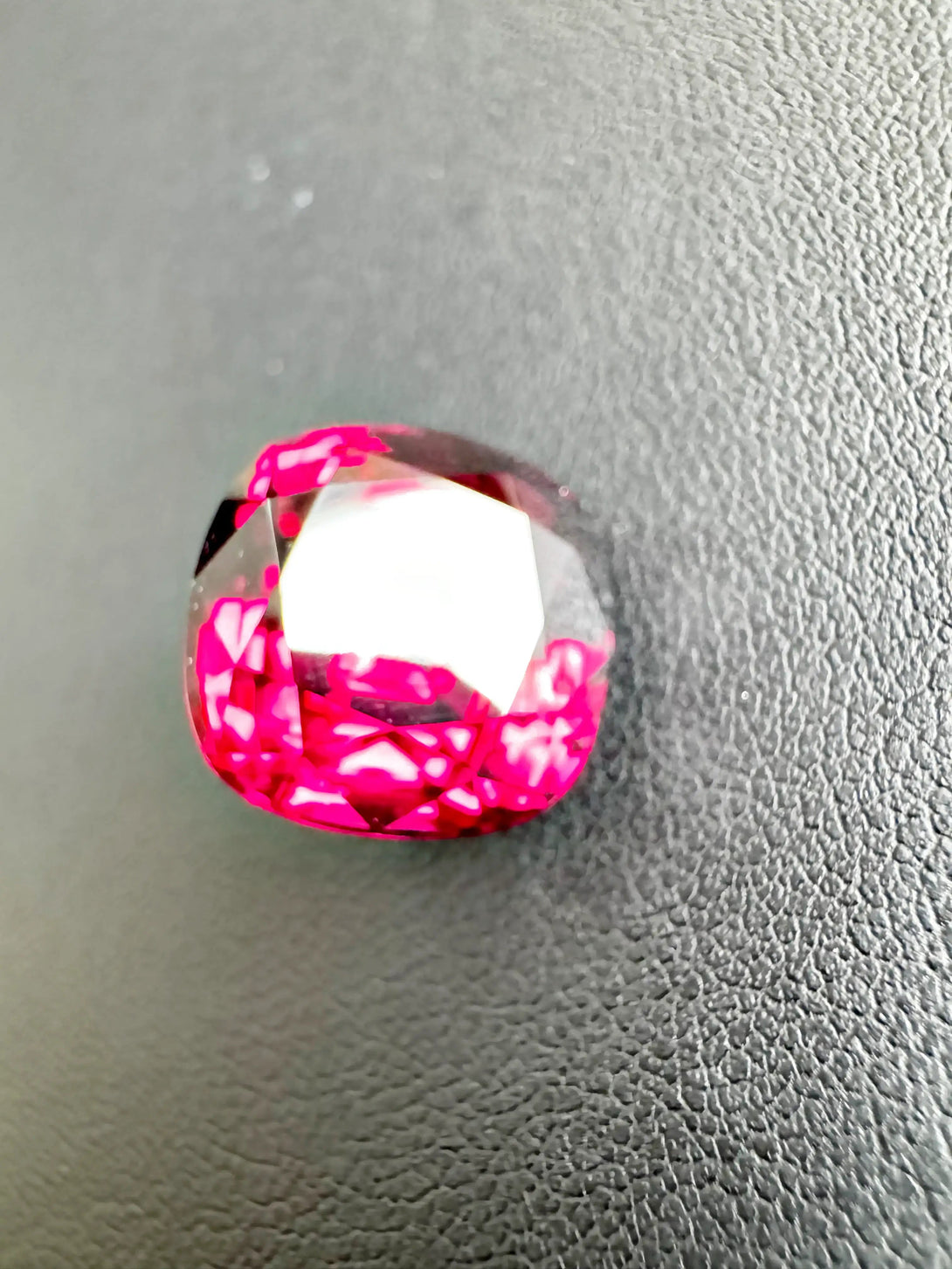 18.44ct Tanga Rhodolite Cushion Garnet | A Rhapsody in Raspberry - LUVICI GEMS INTERNATIONAL