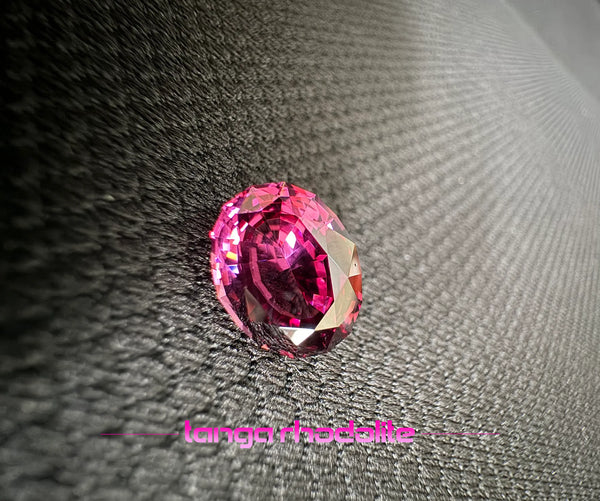 MAJESTIC RHODOLITE | 6.44CT OVAL TANGA RHODOLITE - LUVICI GEMS INTERNATIONAL