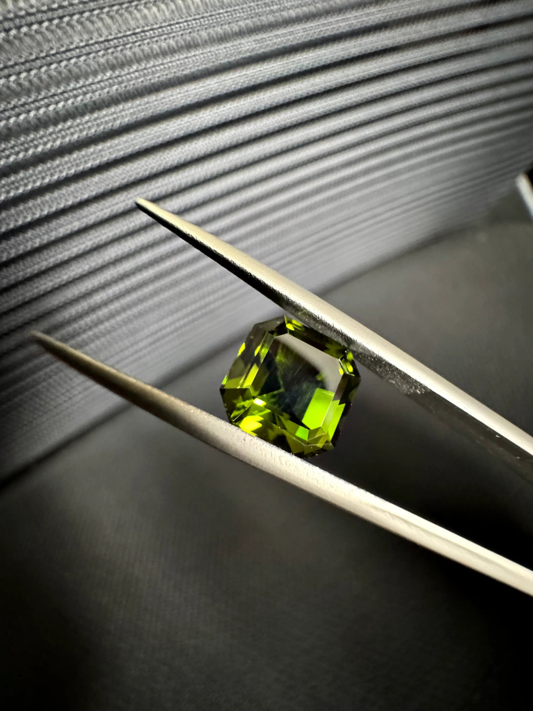 3.76 CT CHROME TOURMALINE | ASSCHER CUT MASTERPIECE - LUVICI GEMS INTERNATIONAL