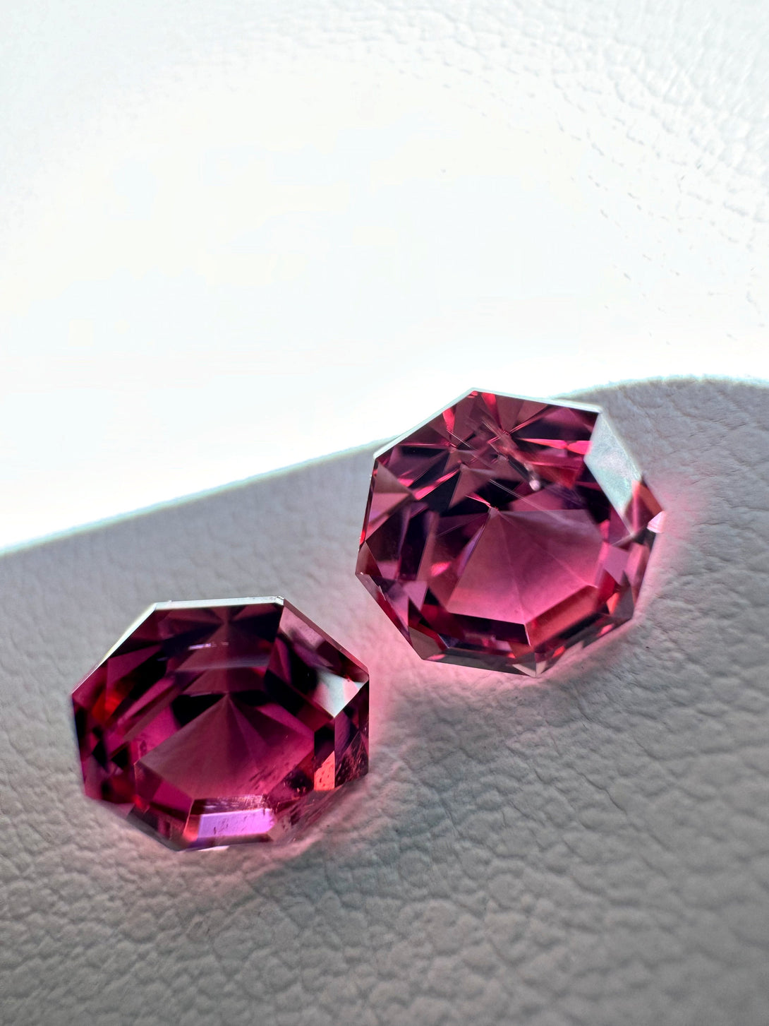 OCTAGON PAIR 2.56 ct | PINK TOURMALINES - LUVICI GEMS INTERNATIONAL