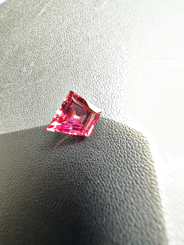 3.09 CT PINK TOURMALINE |TRAPEZOID MASTERPIECE - LUVICI GEMS INTERNATIONAL