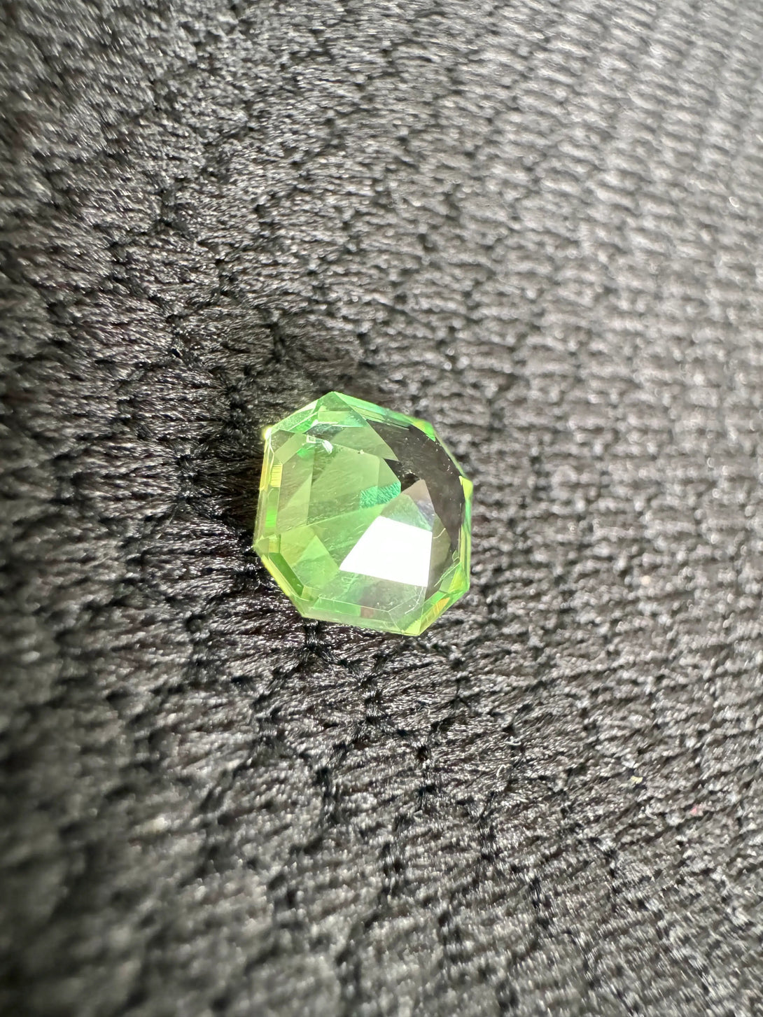 Grossular Garnet 1.21ct Asscher | The Mint Hall of Mirrors Promise - LUVICI GEMS INTERNATIONAL
