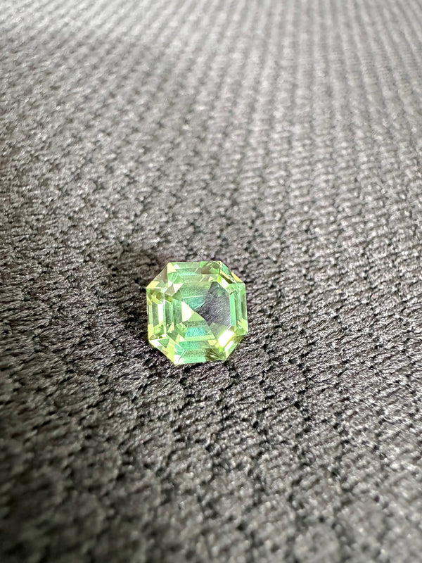 Grossular Garnet 1.21ct Asscher | The Mint Hall of Mirrors Promise - LUVICI GEMS INTERNATIONAL