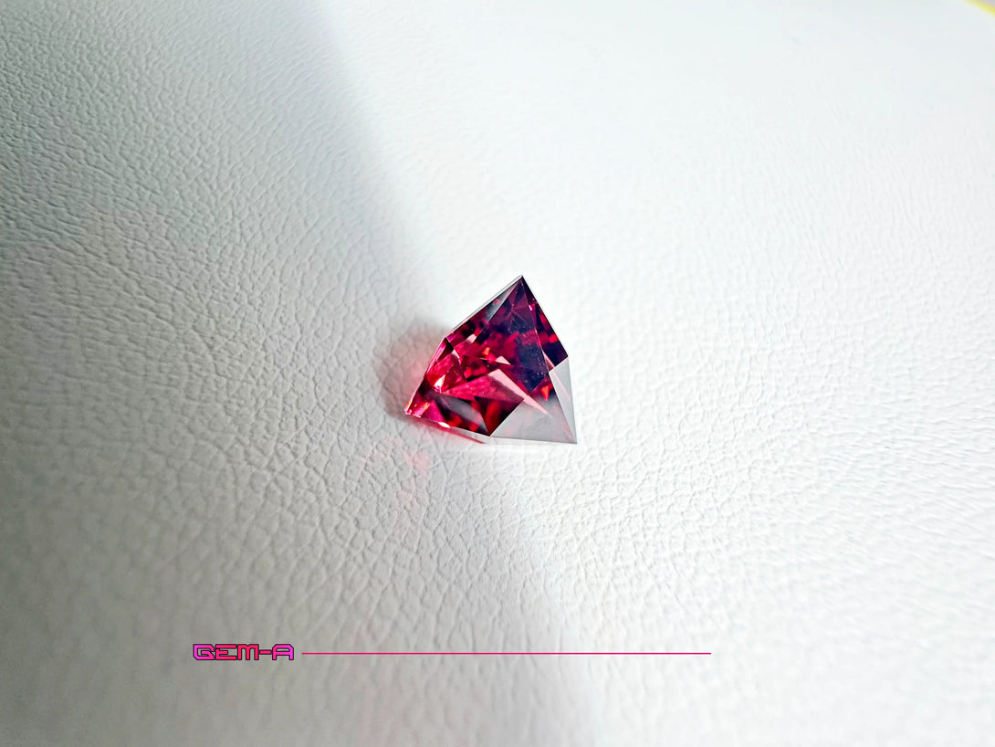 The Mahenge Amaranth Wonder | 3.04 ctw Icosahedral Malaia Garnets - LUVICI GEMS INTERNATIONAL