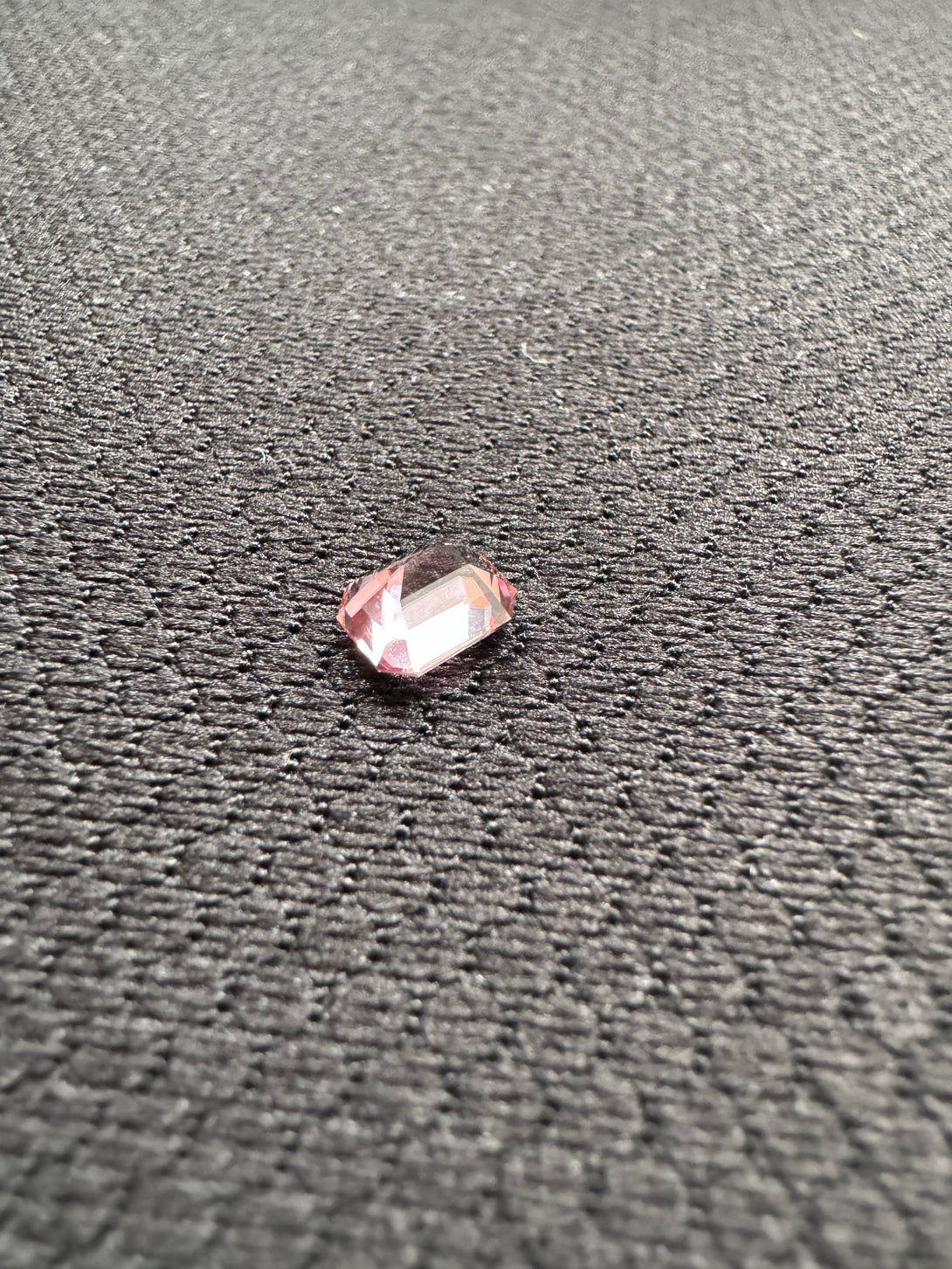 The Dusty Pink Cosmic Relic | 1.54ct Emerald cut Zircon from Singida - LUVICI GEMS INTERNATIONAL