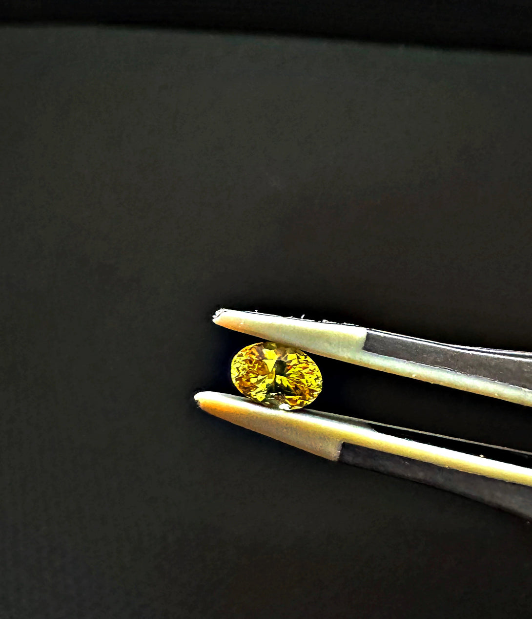 The Oval Canary | 0.7ct Oval Sapphire - LUVICI GEMS INTERNATIONAL