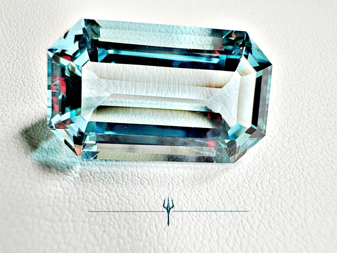 Sky Blue Azuréen Aquamarine 20.93ct | An ode to the mines of Nampula - LUVICI GEMS INTERNATIONAL