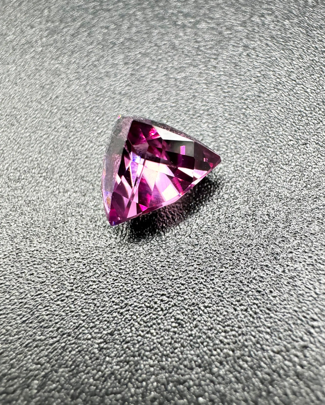 Heavenly Brilliance | 2.51 ct Rhodolite Garnet Trilliant - LUVICI GEMS INTERNATIONAL
