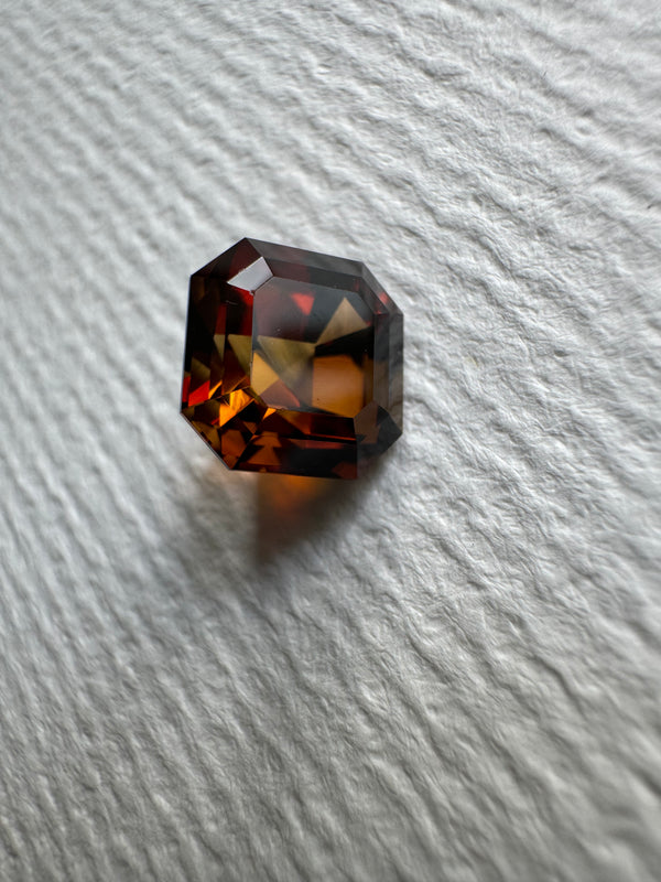 The Cognac Gem | 2.81 ct Dravite Tourmaline Asscher Cut - LUVICI GEMS INTERNATIONAL