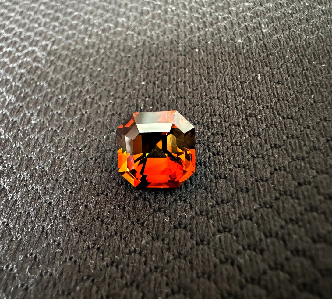The Cognac Gem | 2.81 ct Dravite Tourmaline Asscher Cut - LUVICI GEMS INTERNATIONAL