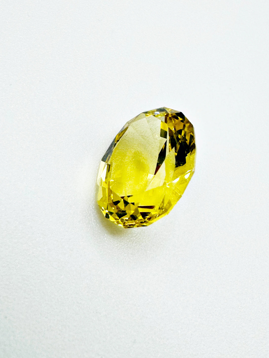 THE HELIO CRYSTAL | HELIODOR 6.78 CT FANCY OVAL MODIFIED CUT - LUVICI GEMS INTERNATIONAL