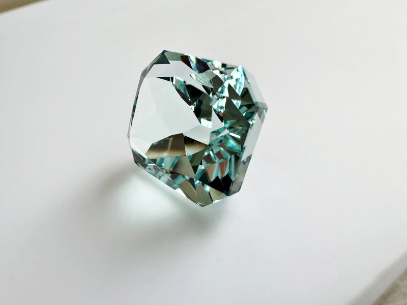 Pastel Greenish Blue Radiant Aquamarine 24.83 ct | Ruangwa District Treasure
