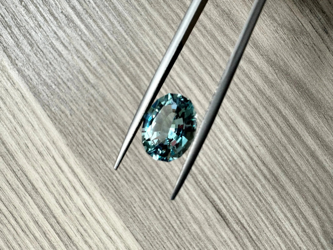 "Brilliance in Blue — 2.96 ct Natural Aquamarine Elegance | MOZAMBIQUE - LUVICI GEMS INTERNATIONAL"